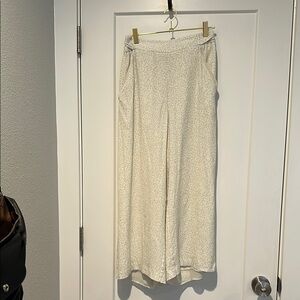 Wilfred -  Cream Wide-Leg Pants